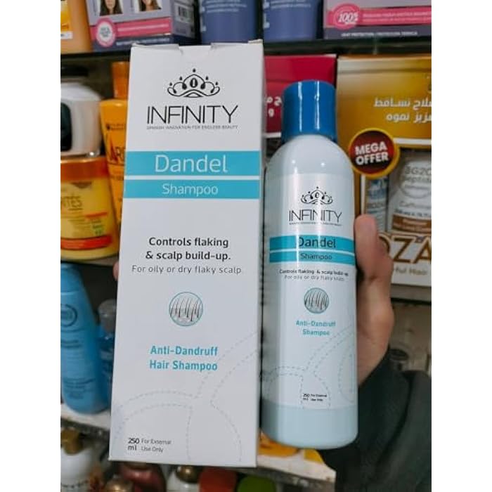 Infinity Dandel Medicated Anti-Dandruff Shampoo - Effective Dandruff & Itch Treatment with Pyrithione Zinc & Selenium + Nourishing Natural Oils - 250ml I by Al Shabrawini Pharmacy - Image 4